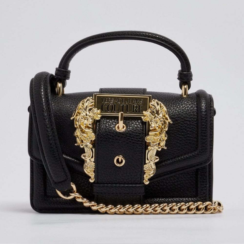 Versace Jeans Collection Black and Gold Women's Bag